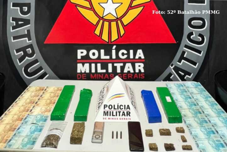 POlícia Militar prende traficante em Itabirito