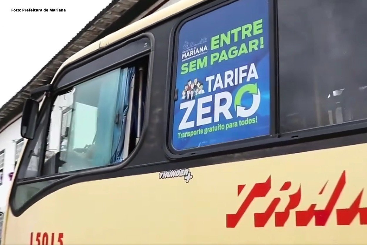 Tarifa Zero: Mariana paga R$ 1,4 milhão por mês a Transcotta; programa está em vias de renovação