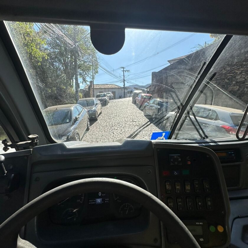 registro de ônibus em Ouro preto