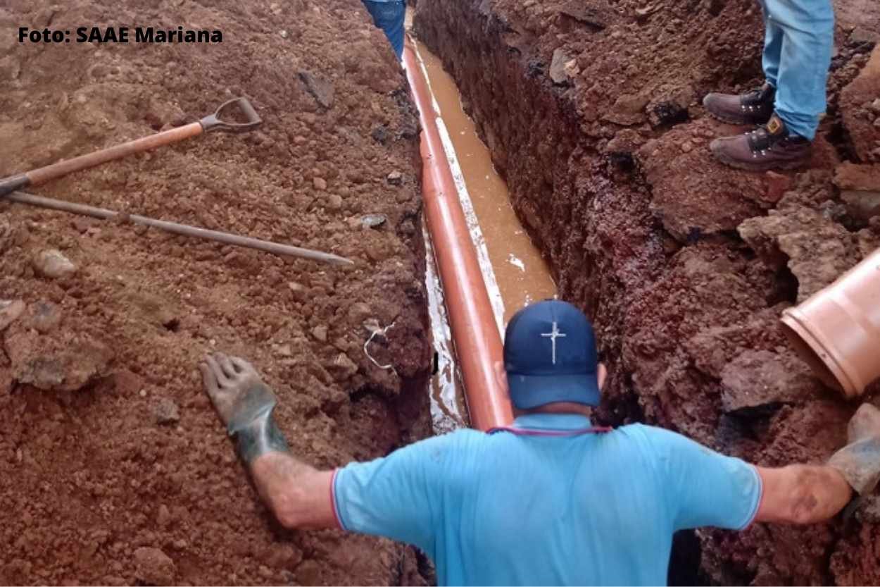 Mariana realiza maior obra de saneamento da história da cidade
