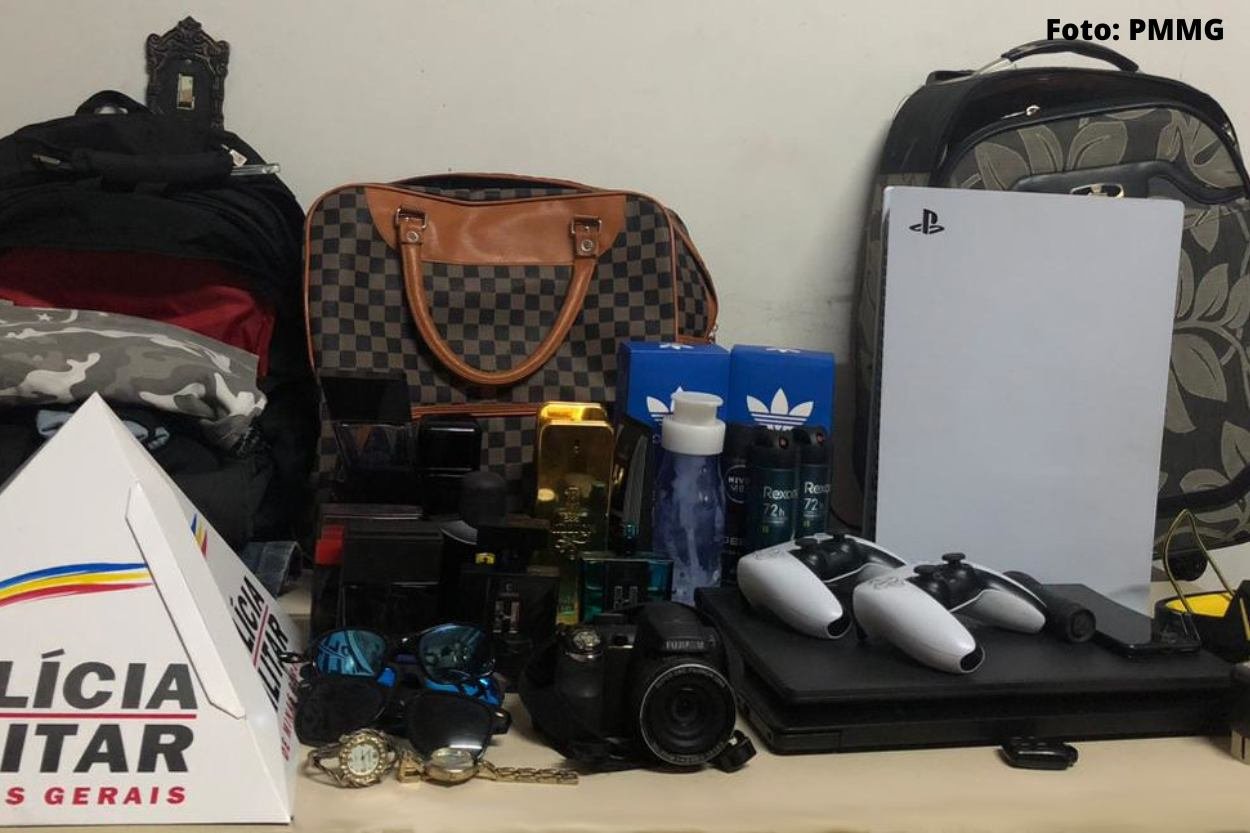 Polícia prende suspeito de furtar videogame, notebooks e câmera de casa em Itabirito