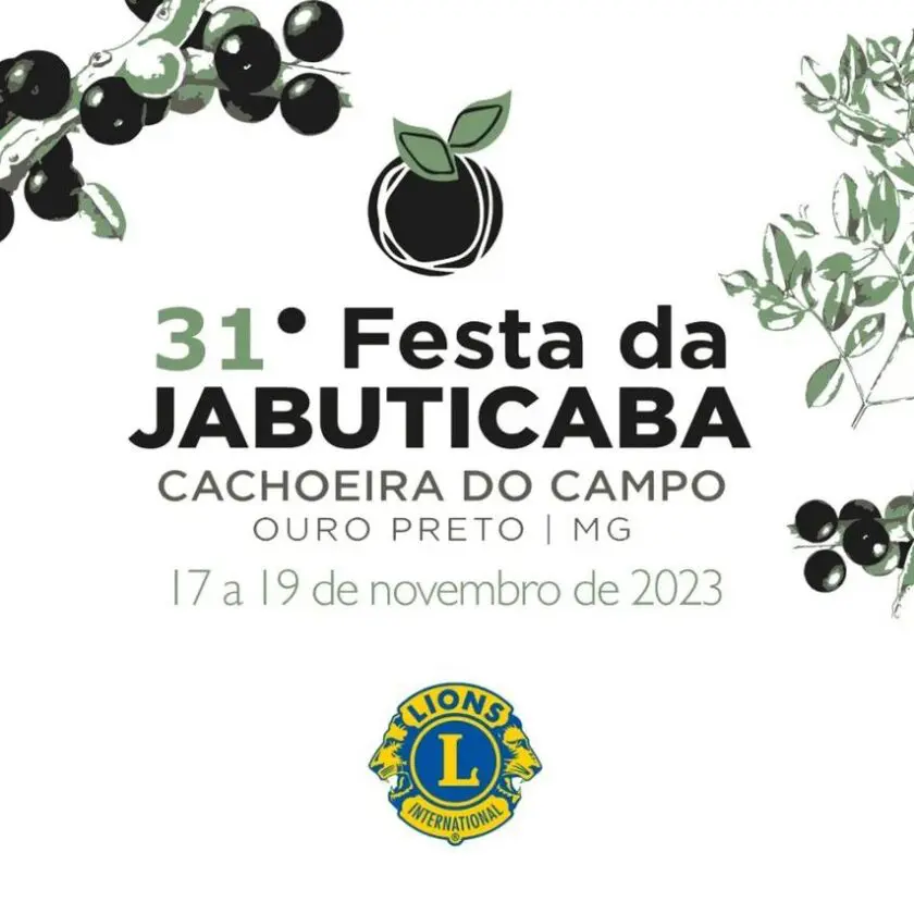 Cachoeira do Campo receberá 31ª Festa da Jabuticaba em novembro