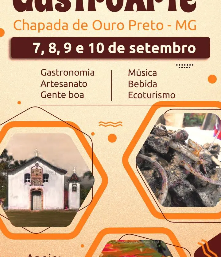 Festival "GastroArte" acontece em distrito de Ouro Preto durante o feriado