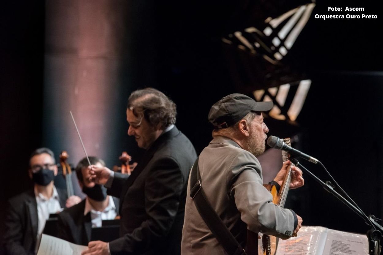 João Bosco e Orquesta de Ouro Preto se apresentarão em Mariana dia 16