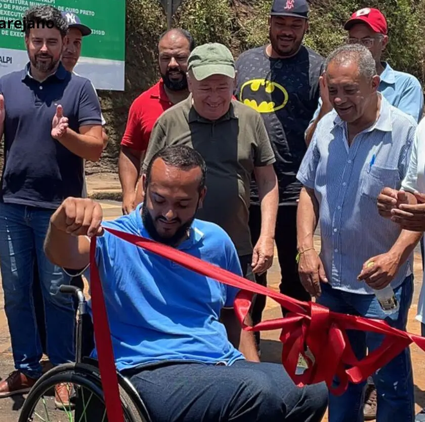 Ouro Preto: Padre Rolim é reaberta após finalização da obra de contenção; 15 mil metros cúbicos de terra foram removidos