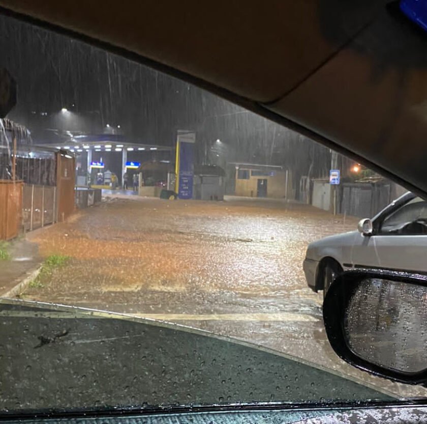  Itabirito foi castigadas com chuva na noite de ontem