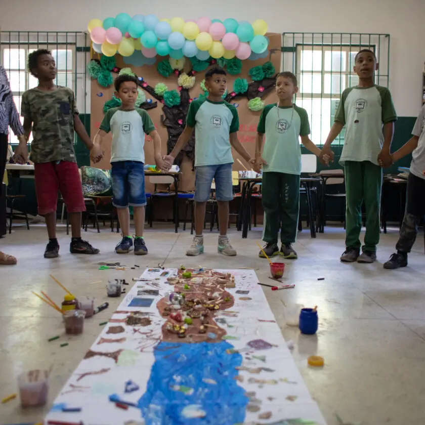 Oficina do Parque das Andorinhas envolve alunos de Ouro Preto em atividades sobre o meio ambiente