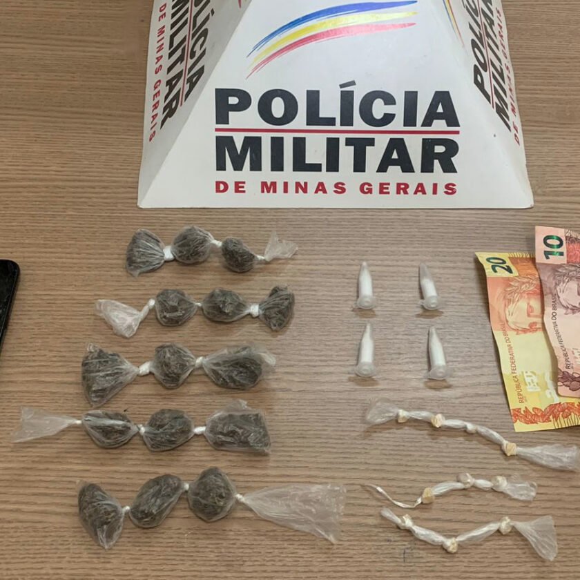 Polícia prende homem com cocaína e crack em Itabirito