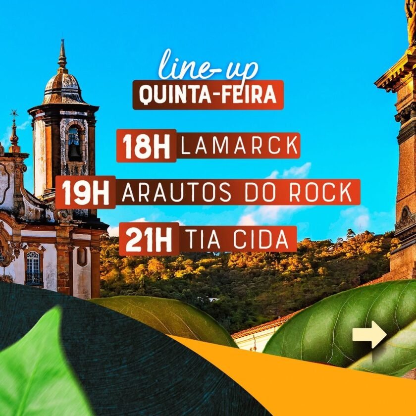 Do café à cerveja geladinha: confira a programação do Festival Gastronômico de Ouro Preto