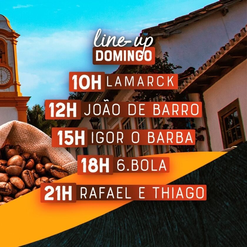 Do café à cerveja geladinha: confira a programação do Festival Gastronômico de Ouro Preto