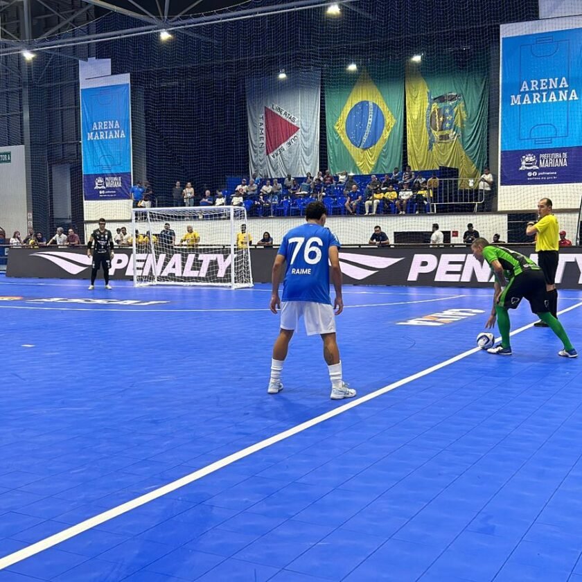 Vendas liberadas para próximo duelo do Cruzeiro Futsal em Mariana