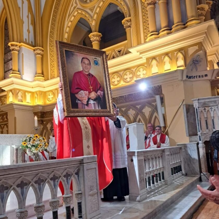 Dom Edmar toma posse como bispo auxiliar em BH, com homenagem de Ouro Preto