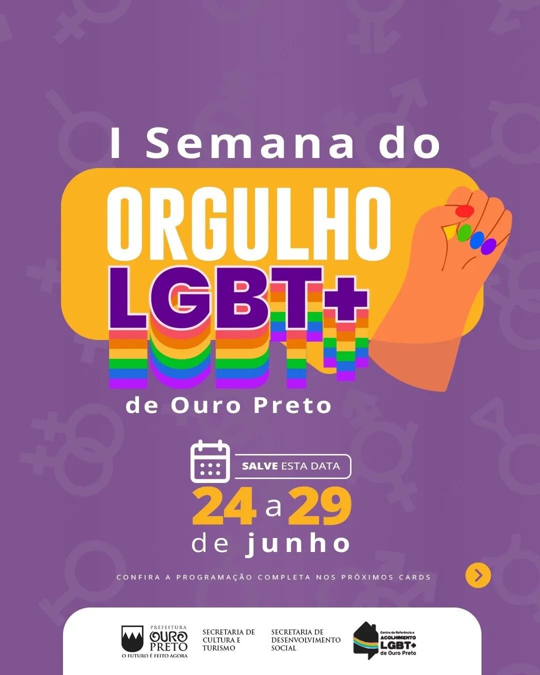 1ª Semana do Orgulho LGBT+