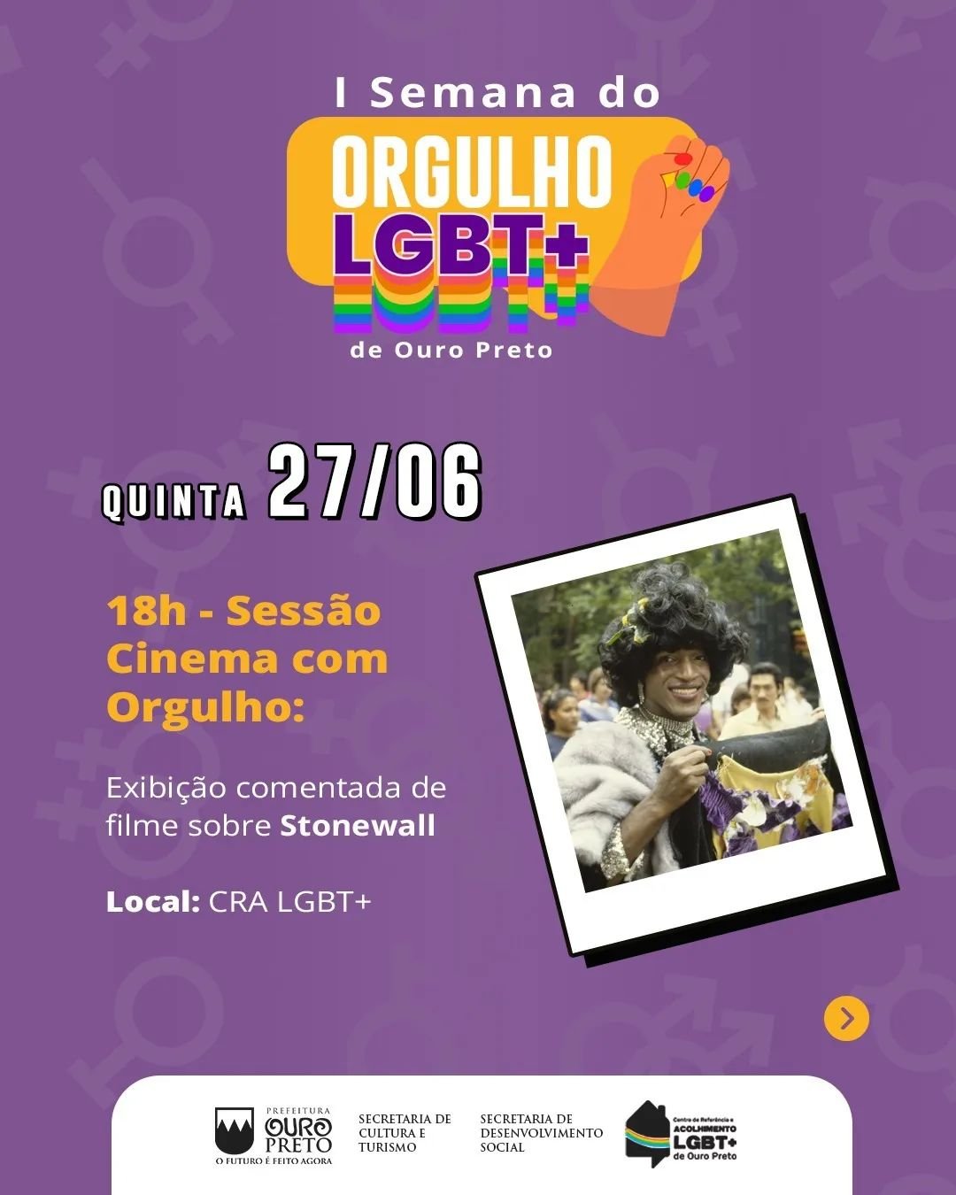 1ª Semana do Orgulho LGBT+