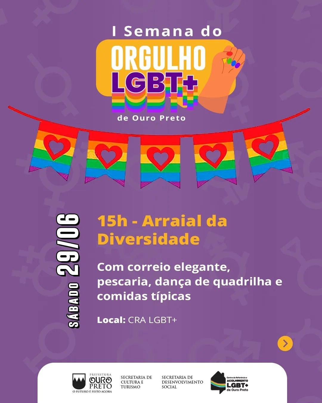 1ª Semana do Orgulho LGBT+