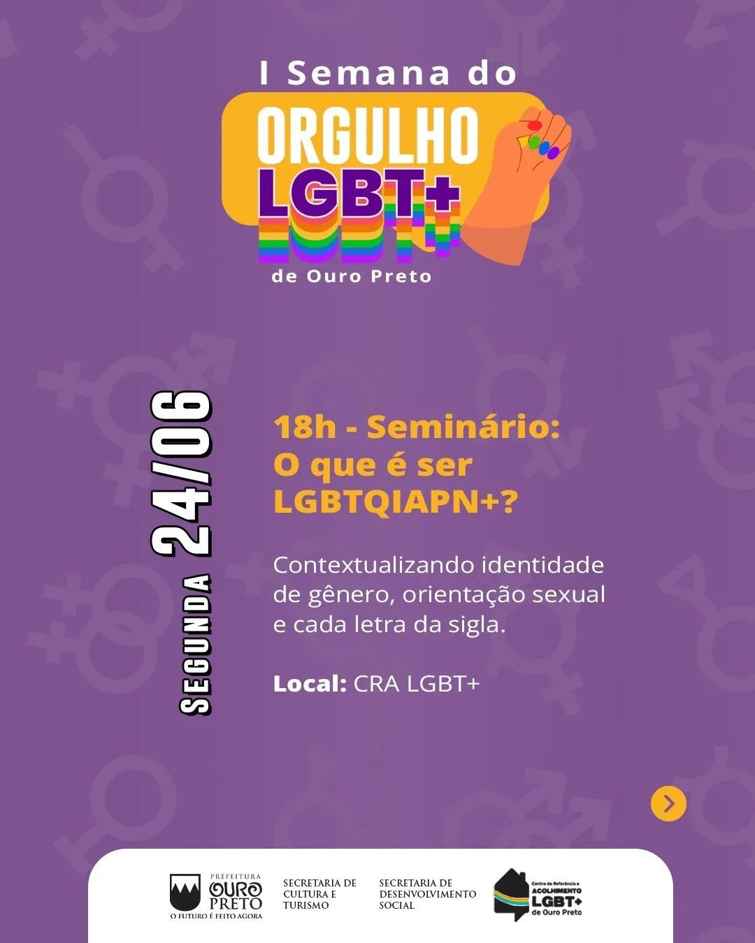 1ª Semana do Orgulho LGBT+