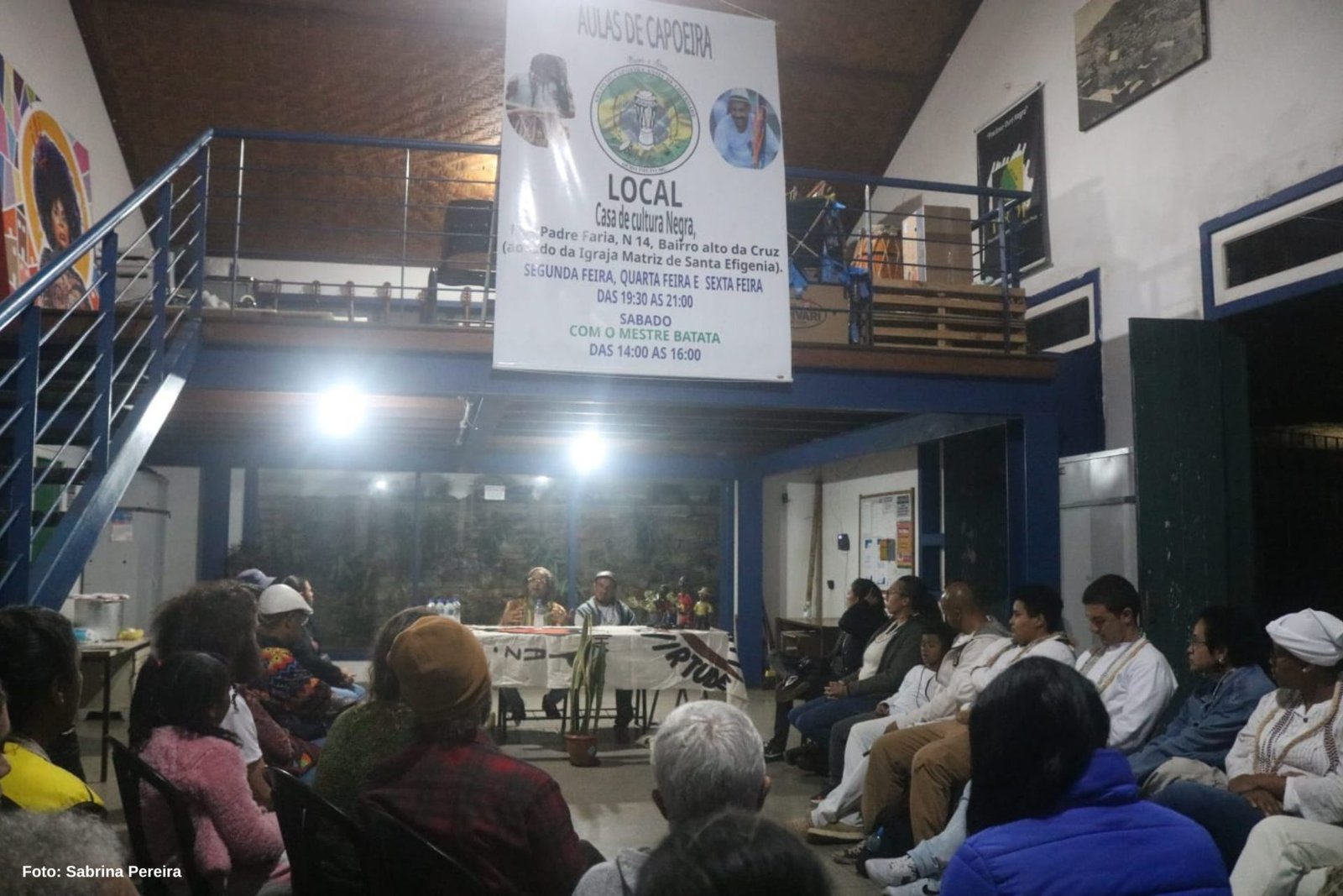 Roda de conversa na Casa de Cultura Negra