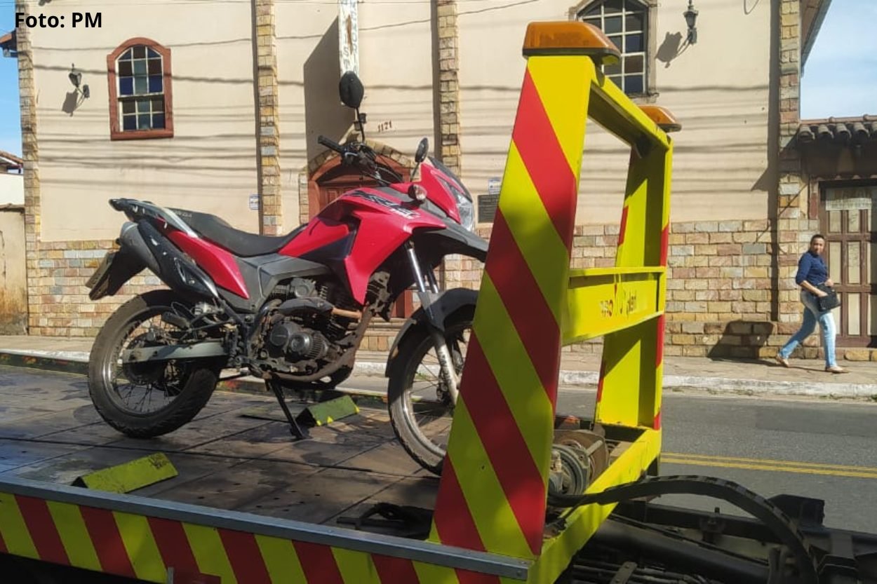 Moto clonada: homem de Três Pontas é autuado por infração em Ouro Preto