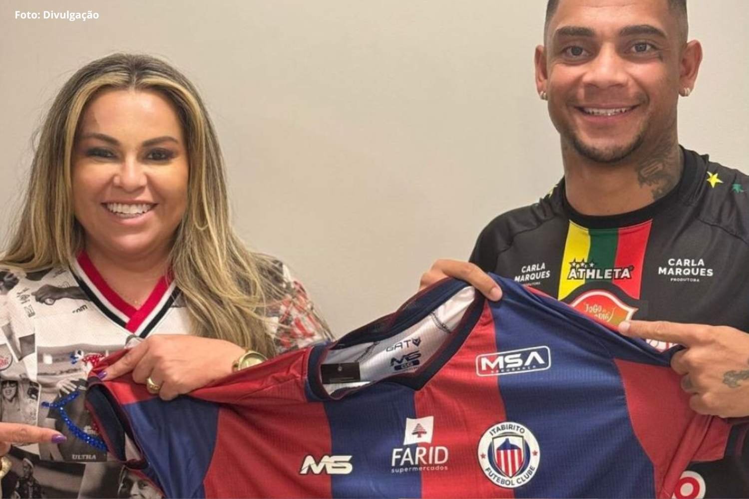 Itabirito FC marca presença em jogo beneficente com Ronaldinho e Simaria