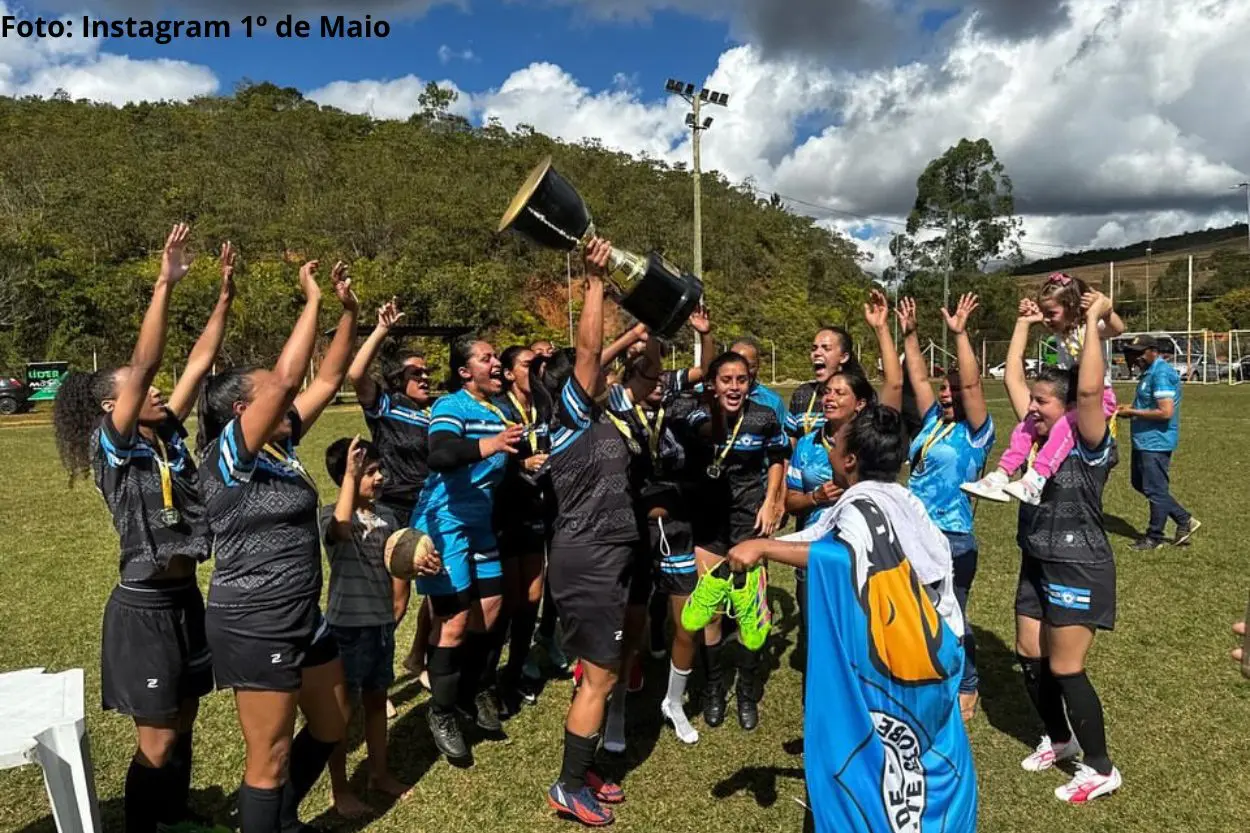 1º de Maio conquista Campeonato Feminino de Mariana 2024