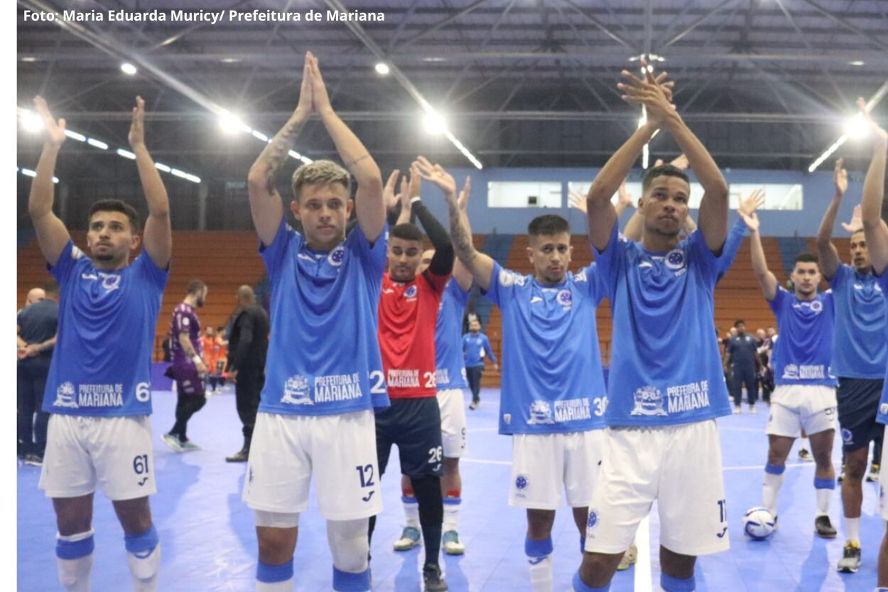 Cruzeiro Futsal enfrenta Congonhas com entrada gratuita em Mariana