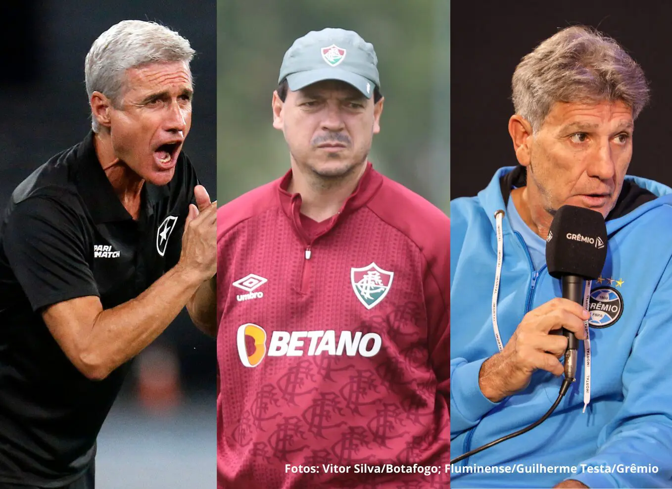 Luís Castro, Diniz ou Renato Gaúcho: quem deve ser o novo técnico do Cruzeiro?