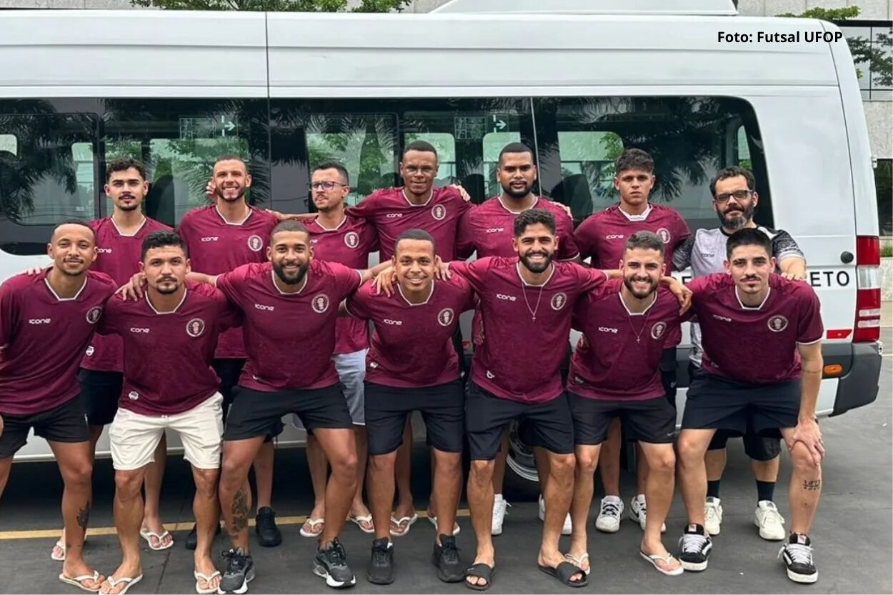 Futsal da UFOP representa Minas Gerais nos Jogos Universitários Brasileiros