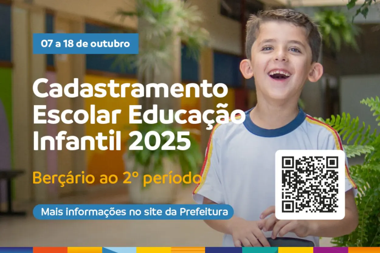 Prazo para cadastramento escolar na educação infantil de Itabirito se encerra amanhã