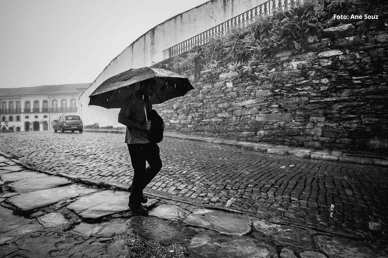 Previsão do tempo indica 'clima severo' neste final de semana em Ouro Preto