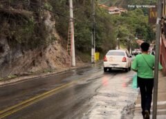 Rua Pandiá Calógeras é liberada após 16 horas de interdição em Ouro Preto