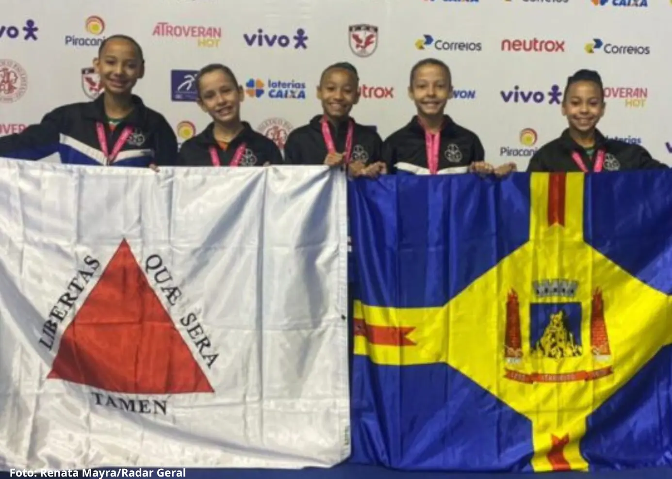 Atletas de Itabirito sobem ao pódio no Campeonato Nacional de Ginástica de Trampolim