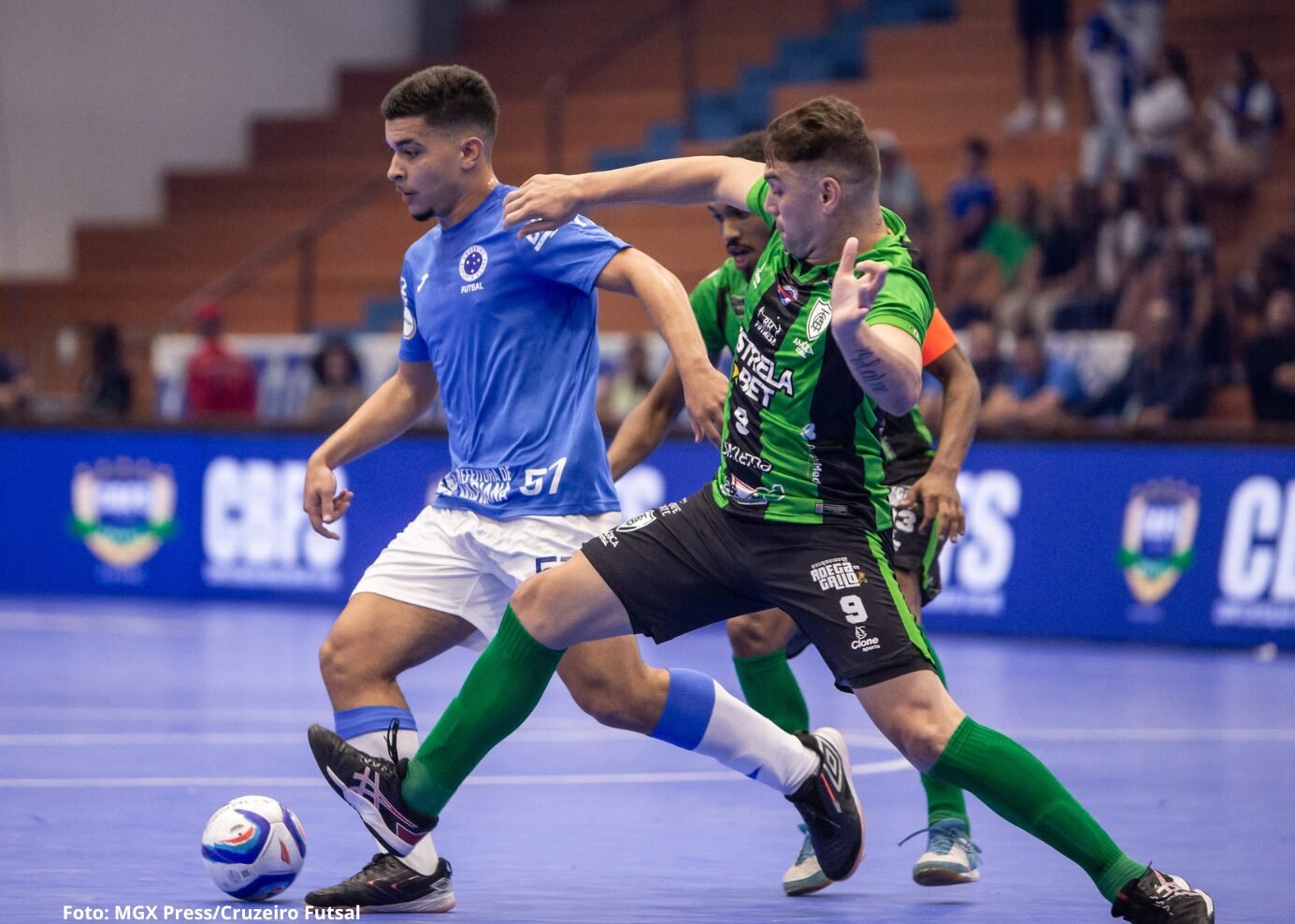 Cruzeiro Futsal enfrenta América em jogo decisivo na Arena Mariana