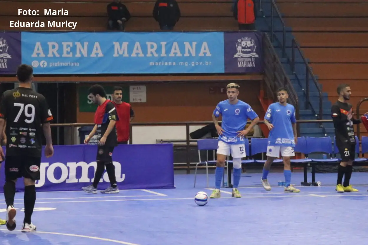 Cruzeiro Futsal pode jogar maior liga do Brasil, mas permanência em Mariana é incerta