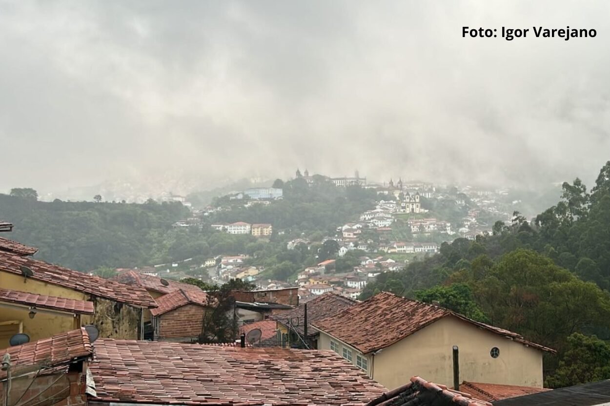 Ouro Preto terá tempo estável até quinta-feira, com retorno das chuvas no final de semana