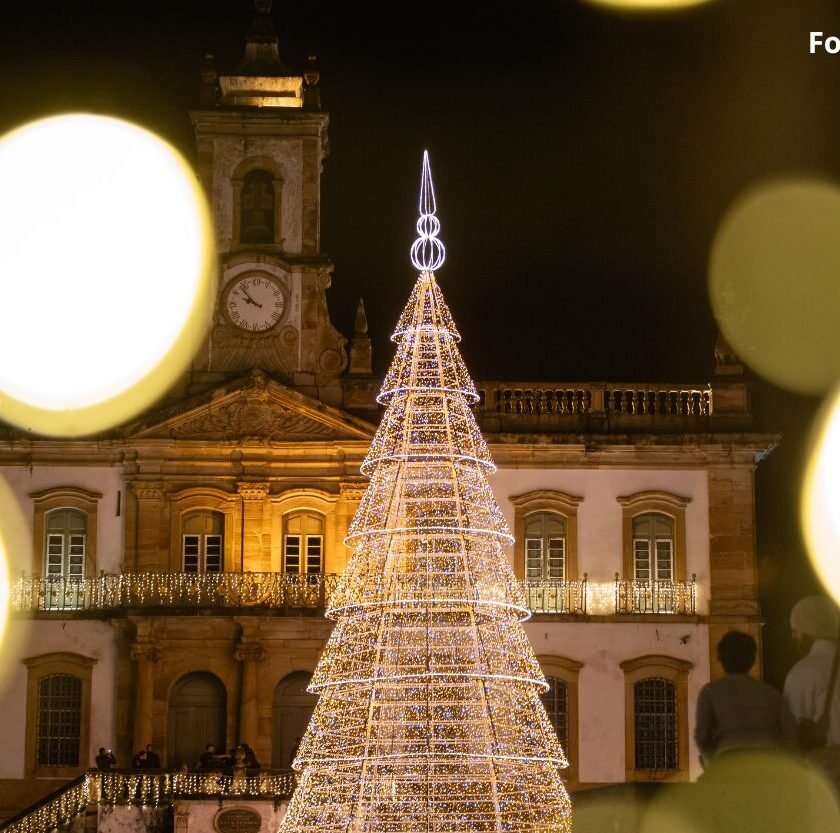 Luzes do Natal de Ouro Preto são acesas, emanando luz e história