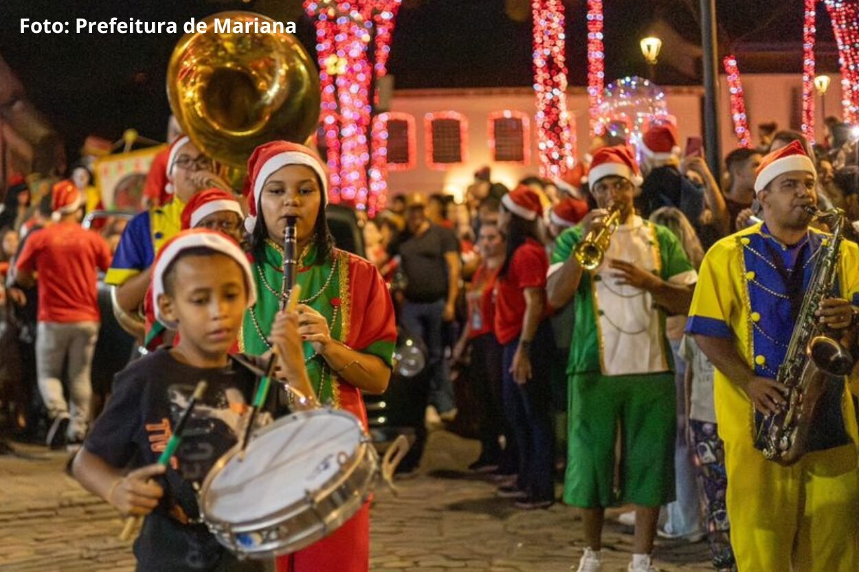 Natal de Luz de Mariana tem programação especial neste final de semana