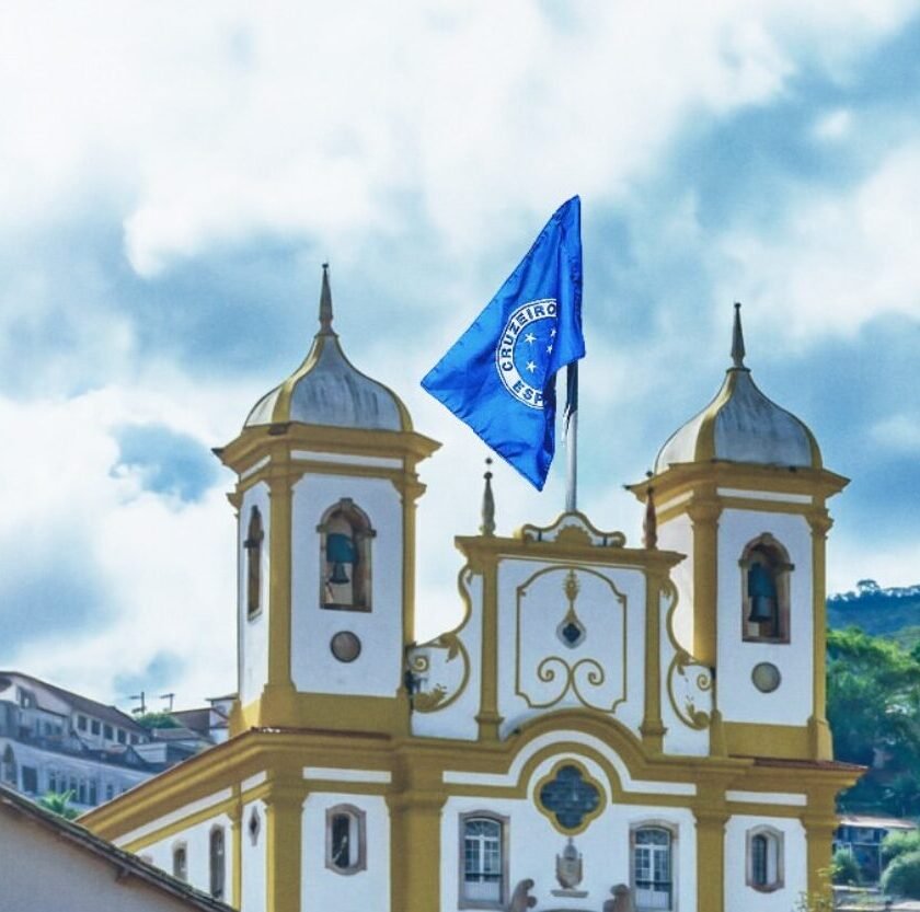 Ao homenagear Minas Gerais, Cruzeiro usa imagem de Ouro Preto