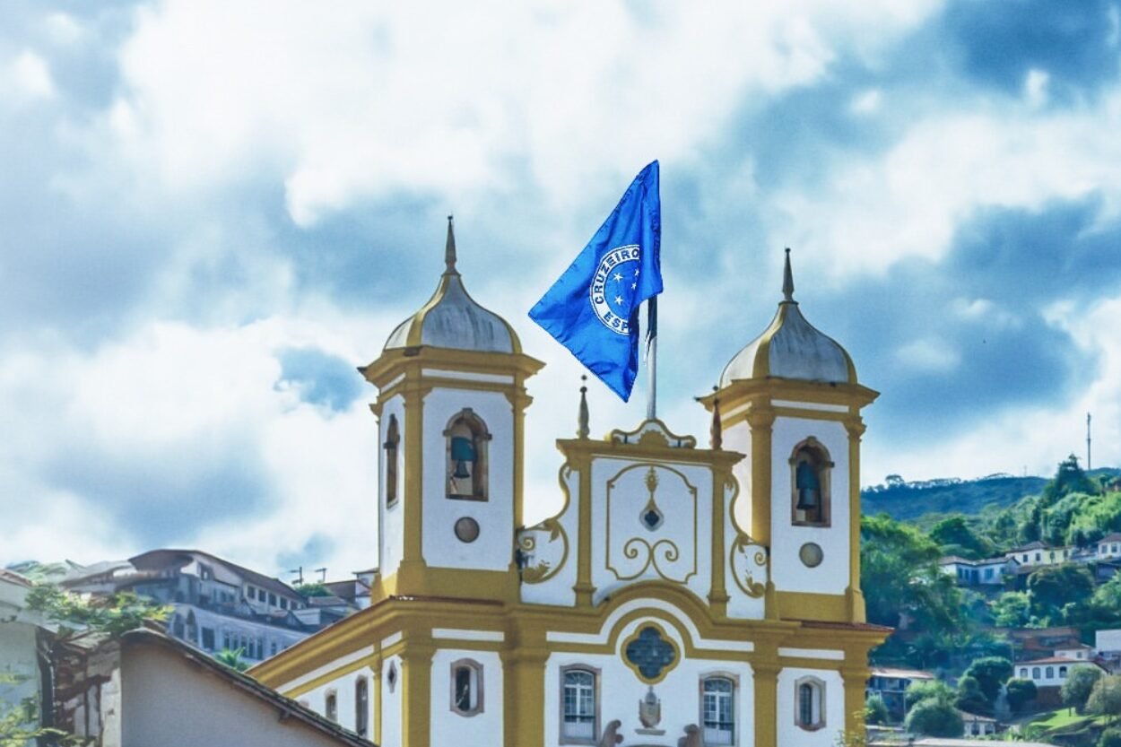 Ao homenagear Minas Gerais, Cruzeiro usa imagem de Ouro Preto