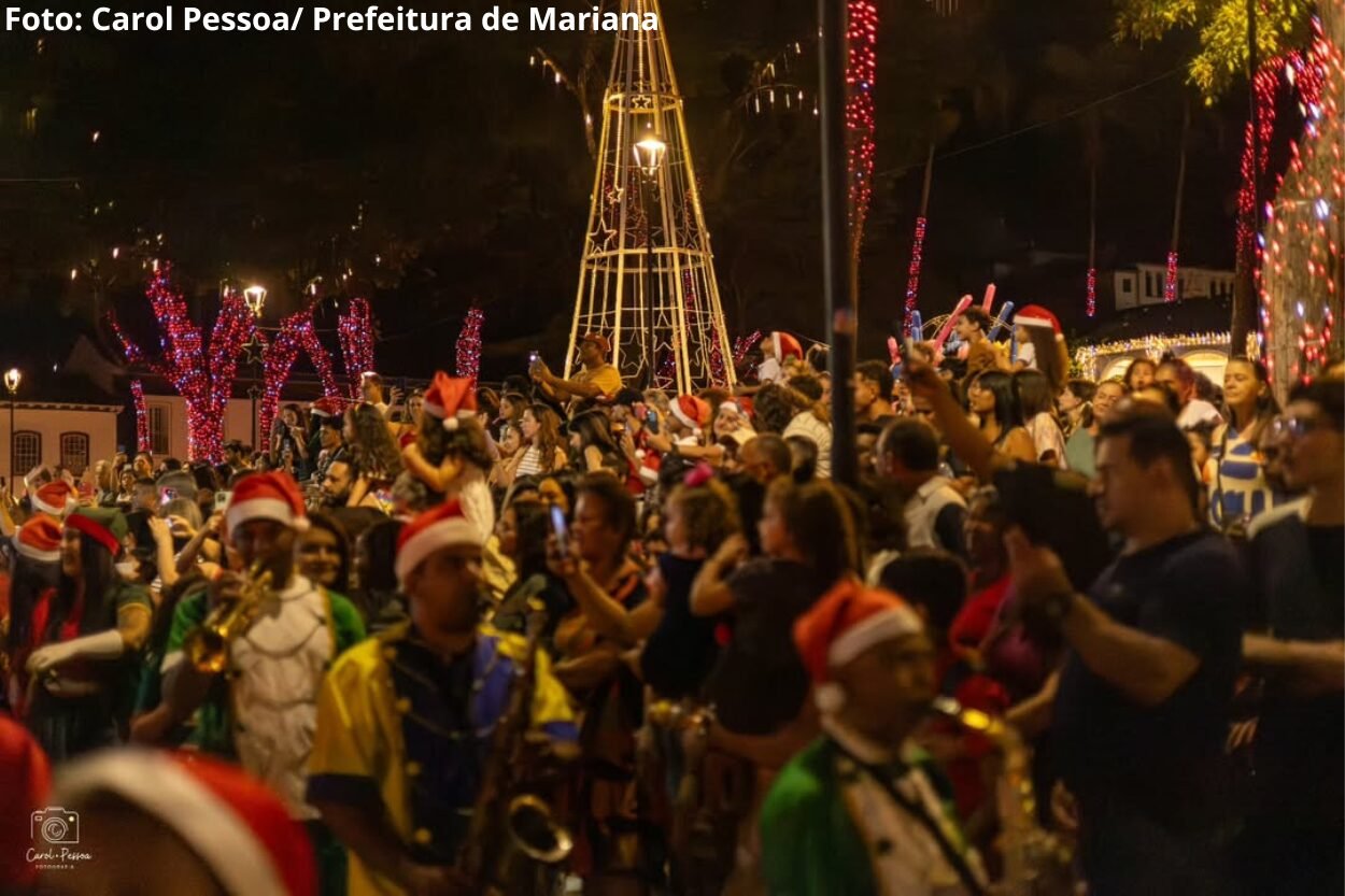 Natal de Luz de Mariana: final de semana será de programação cultural no Jardim