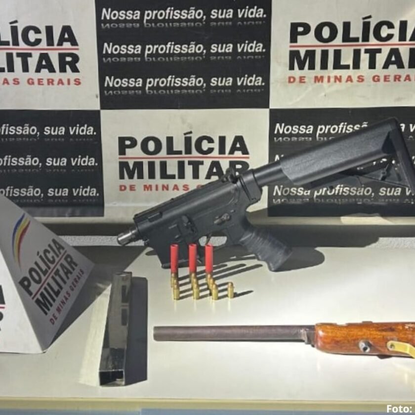 PM prende suspeito de roubo e apreende armas em Mariana