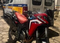 Moto furtada há quase um mês em BH é recuperada em Mariana