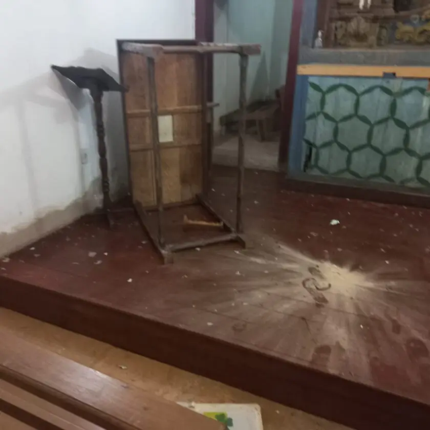 Capela com mais de 300 anos sofre vandalismo em Mariana; comunidade busca doações para reconstrução