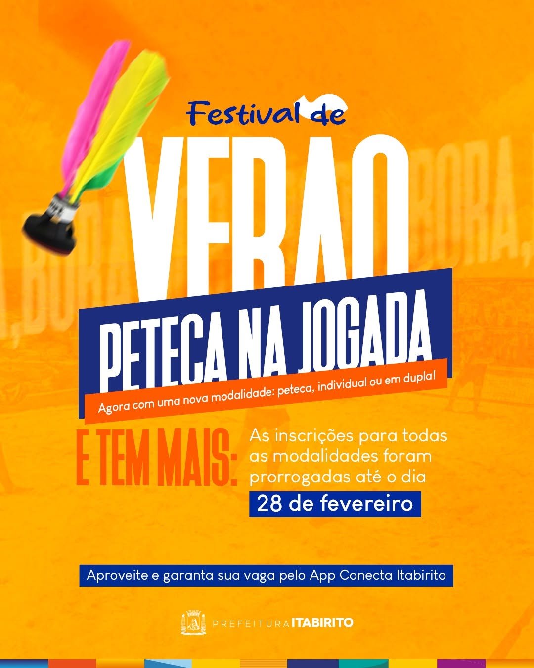 Prefeitura de Itabirito prorroga inscrições para o Festival de Verão