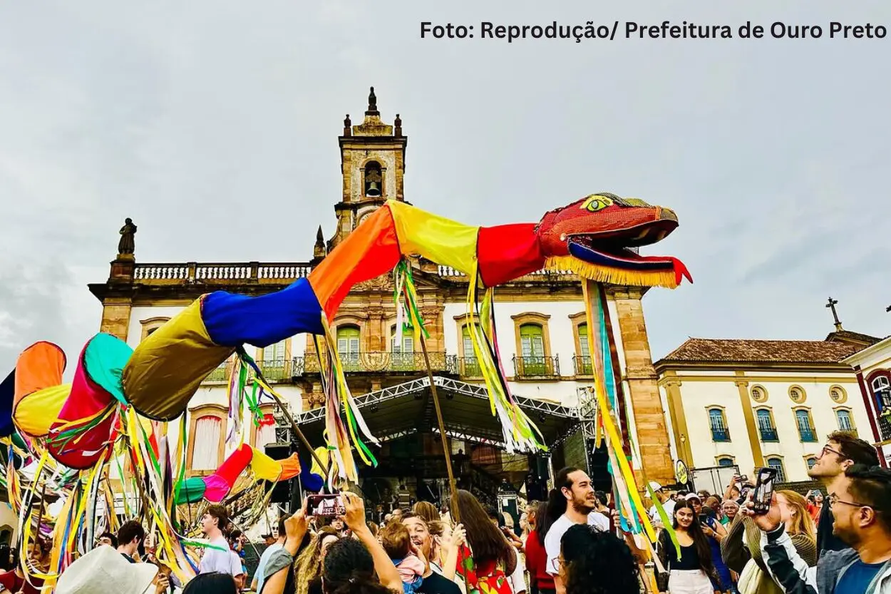 O maior Carnaval do interior de Minas está chegando, e Ouro Preto promete uma folia inesquecível, confira a programação completa