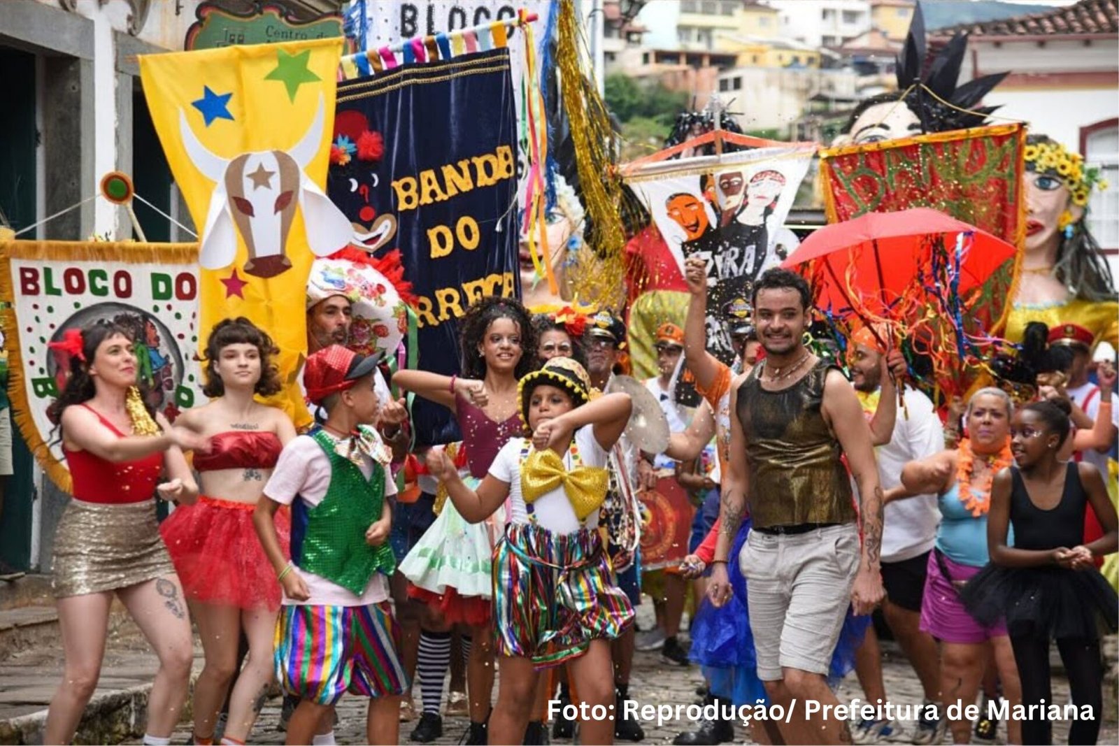 Confira a programação completa do Carnaval de Mariana