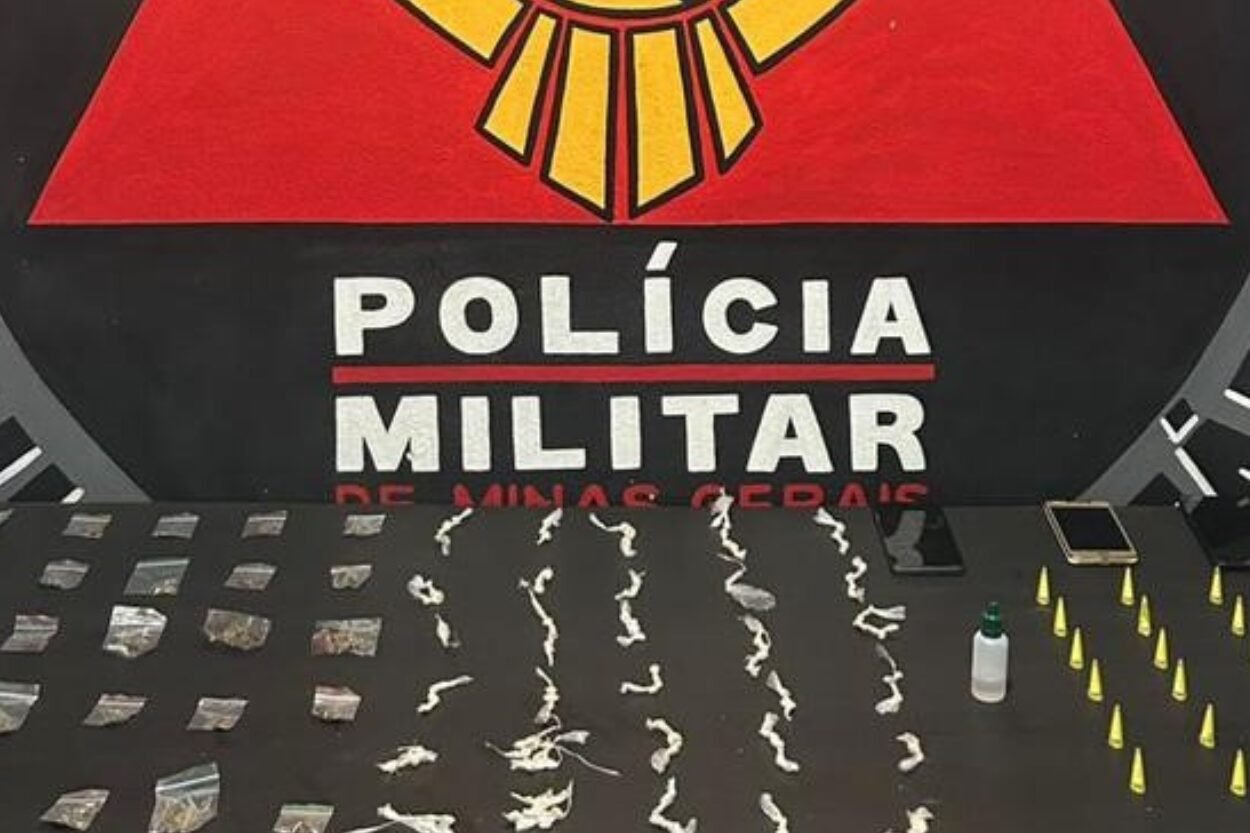 Jovens são encontrados com crack e cocaína em Itabirito