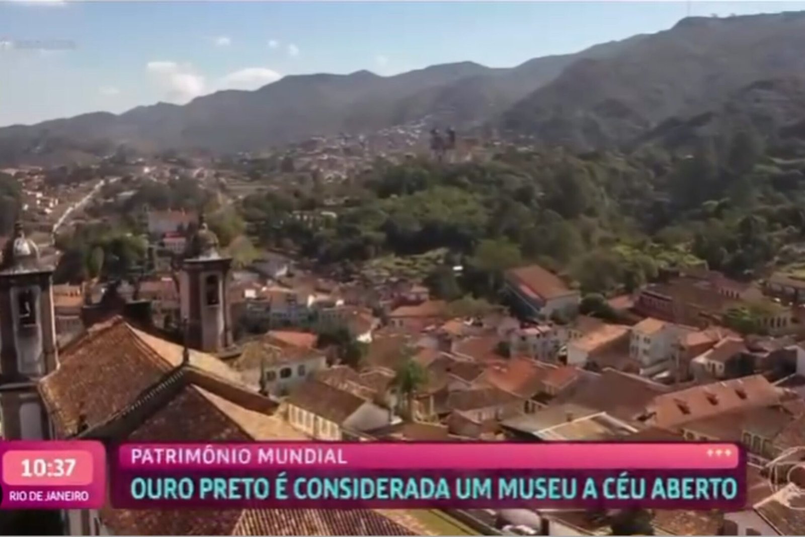 Ouro Preto é destaque no ‘Mais Você’, da Rede Globo