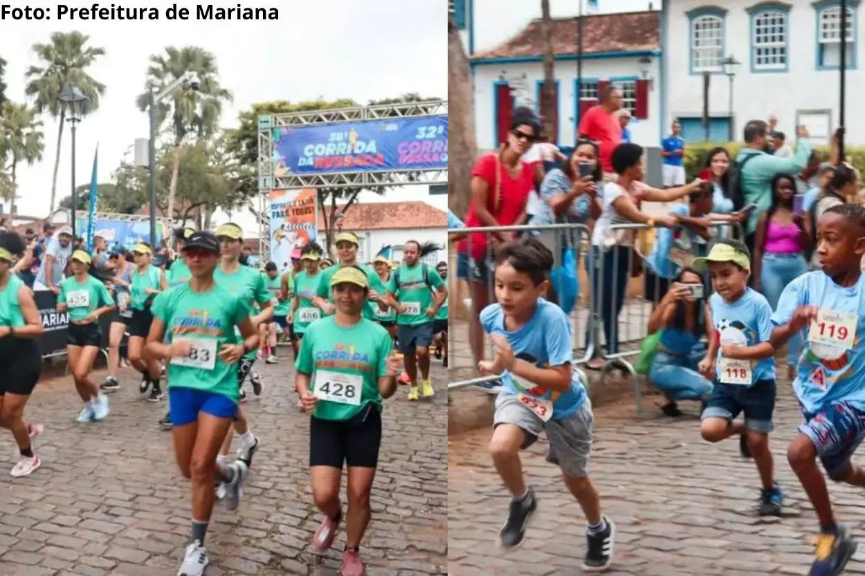 Confira a programação da 40ª Corrida da Ressaca e da 34ª Corrida da Ressaquinha em Mariana