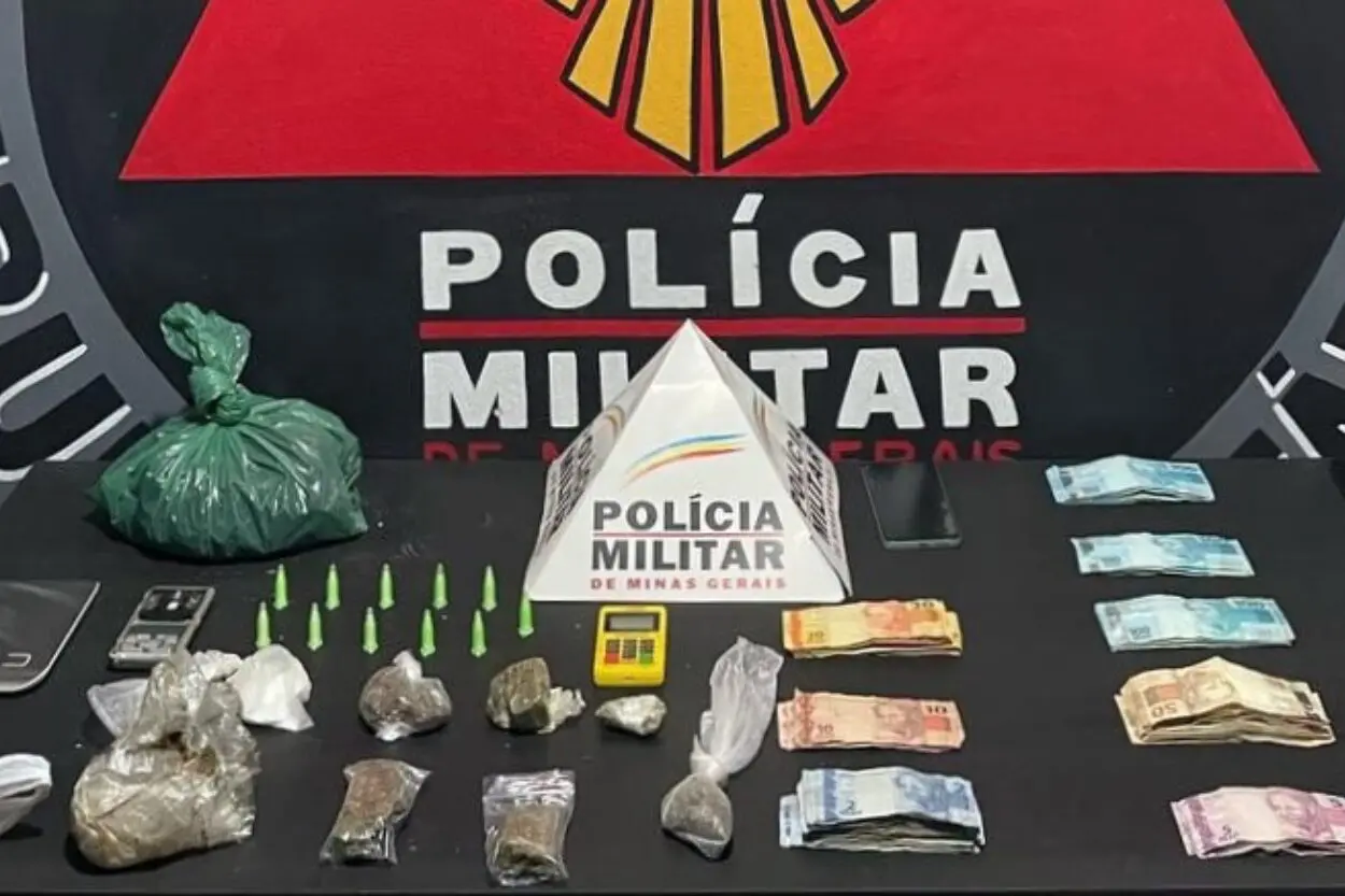 Polícia prende casal e outros suspeitos de tráfico no bairro Tavares, em Ouro Preto