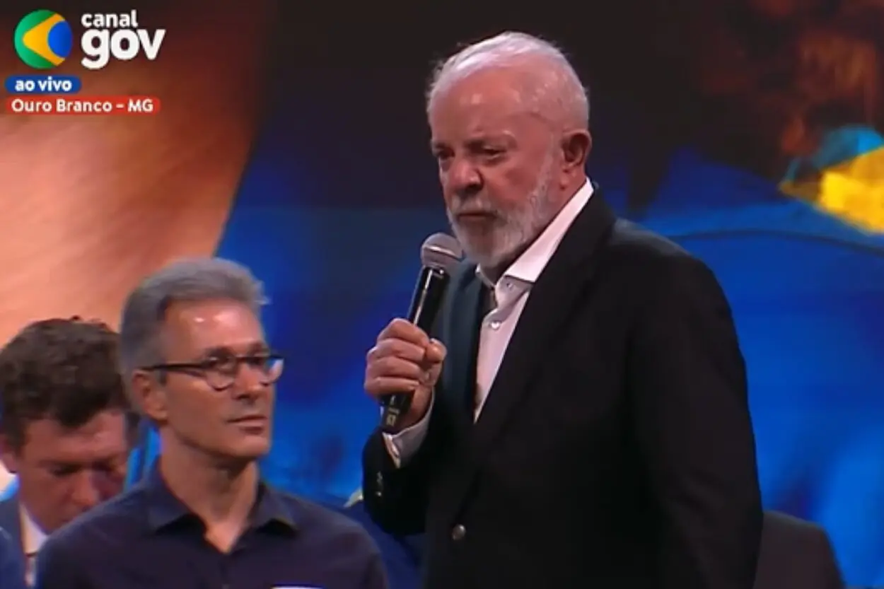 Com Zema na plateia, Lula participa de anúncio de ampliação da Gerdau em Ouro Branco